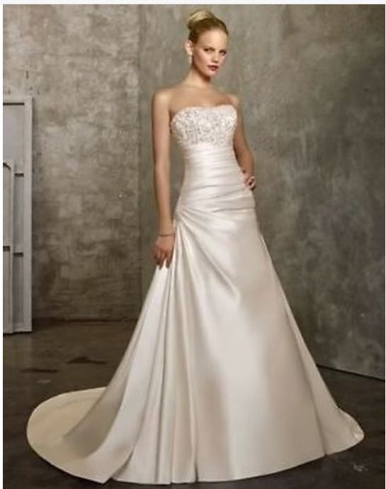 2015 Sexy White/ivory Wedding Dress Custom Made Size 6 8 10 12 14 16 18